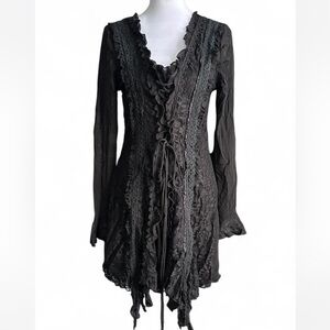 Y2K Pretty Angel goth witchy top